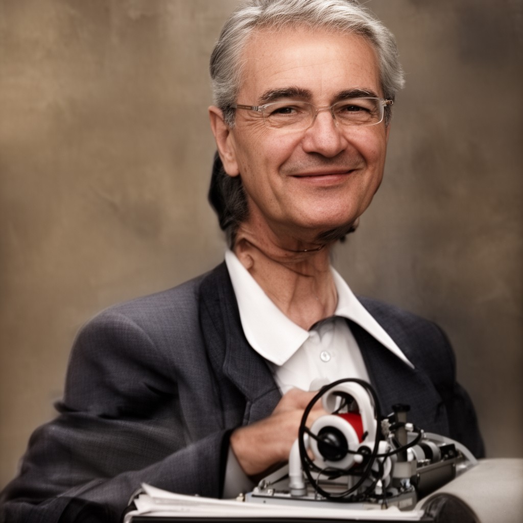 AI-generated illustration of Petar V. Kokotović