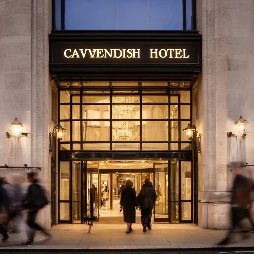 AI-generated illustration of Cavendish Hotel