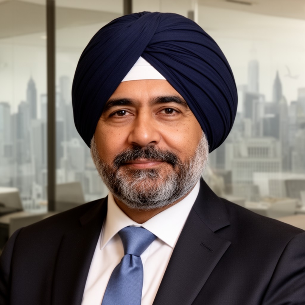 AI-generated illustration of Ajaypal Singh Banga