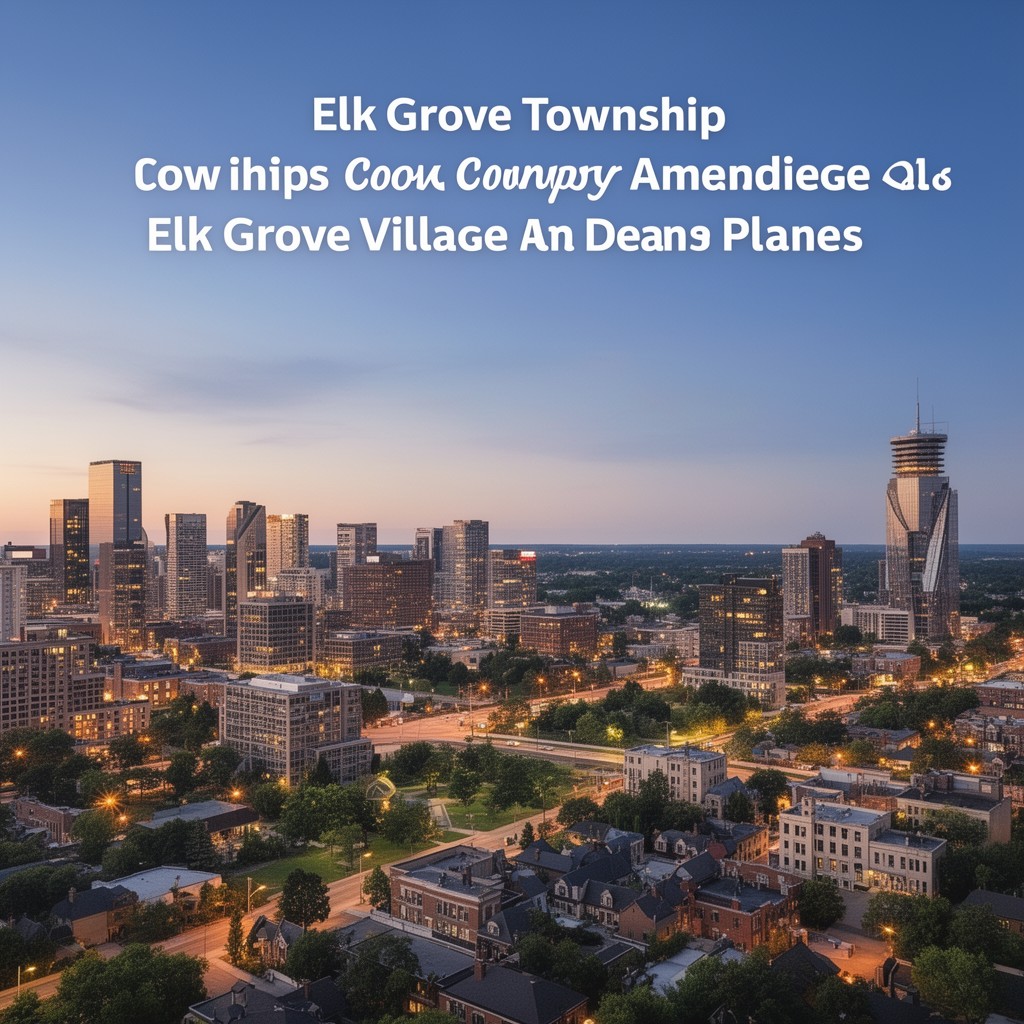 AI-generated illustration of Elk Grove Township, Cook County, Illinois