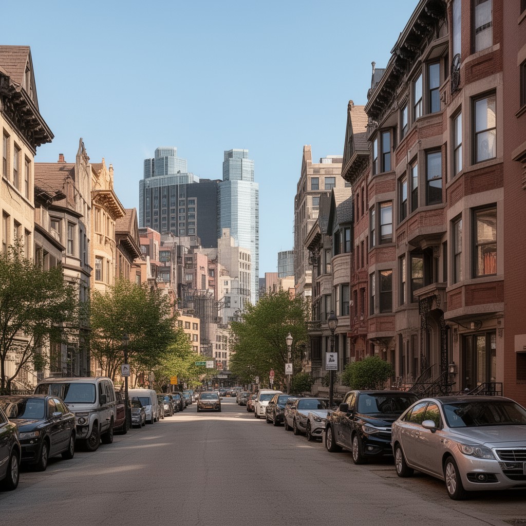 AI-generated illustration of Jackson Boulevard Historic District