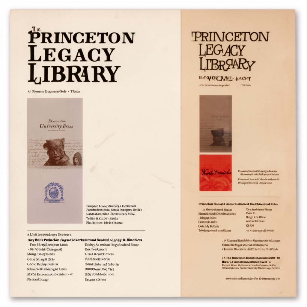 AI-generated illustration of Princeton Legacy Library