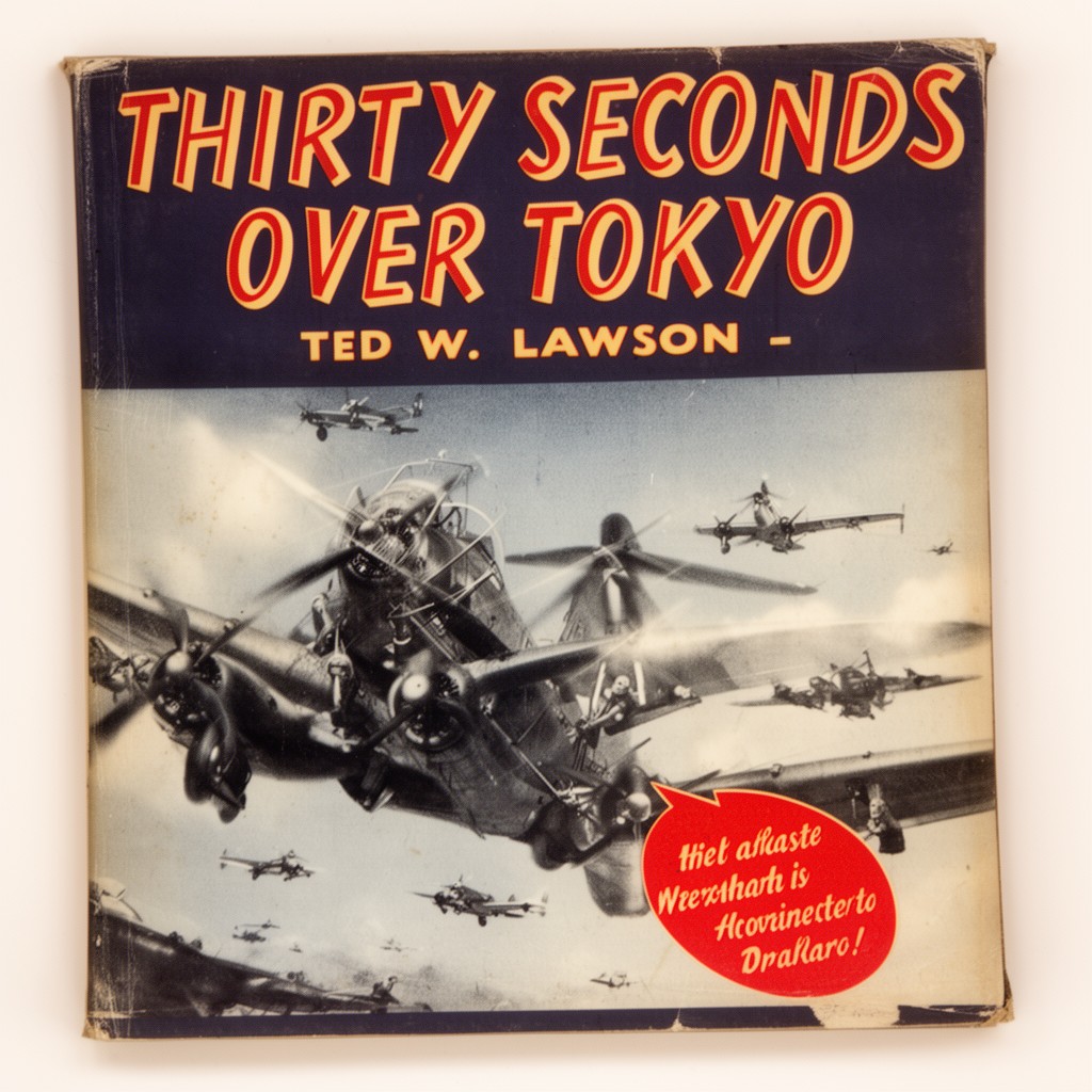 AI-generated illustration of book "Thirty Seconds Over Tokyo"