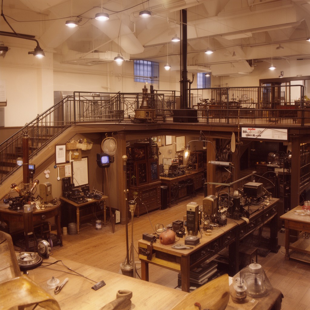 AI-generated illustration of Edison Laboratory