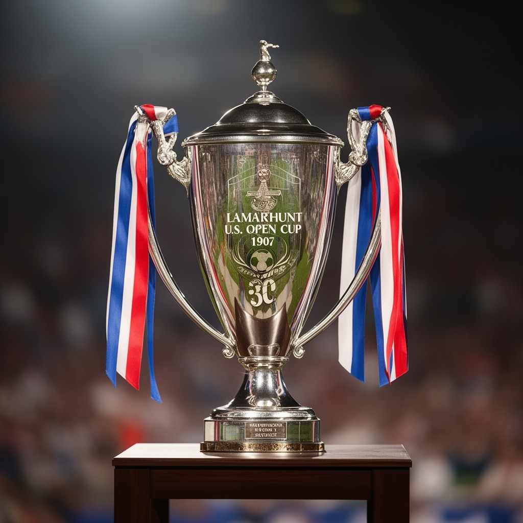 AI-generated illustration of Lamar Hunt U.S. Open Cup 1997