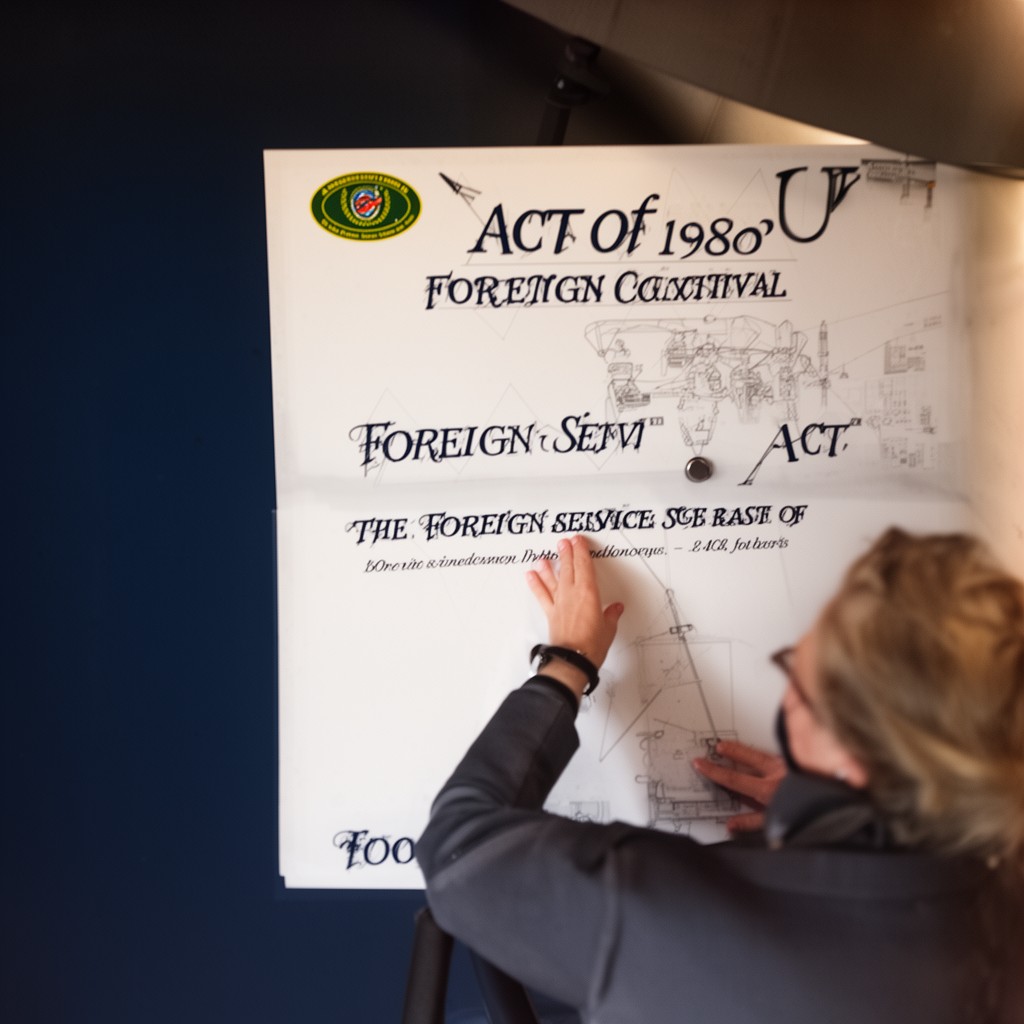 AI-generated illustration of Foreign Service Act of 1980
