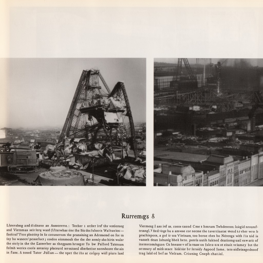 AI-generated illustration of Nuremberg and Vietnam: An American Tragedy