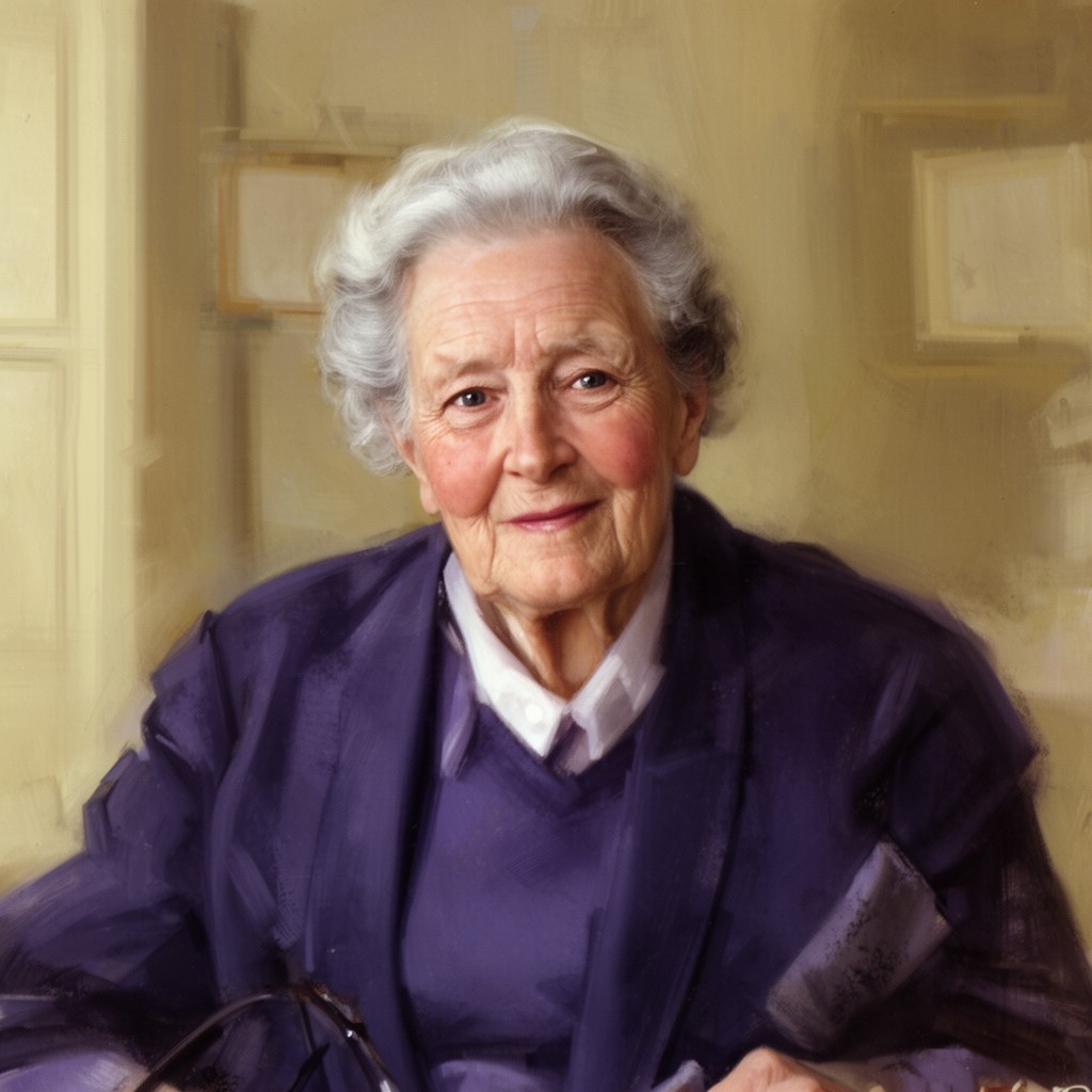 AI-generated illustration of Violet Attlee