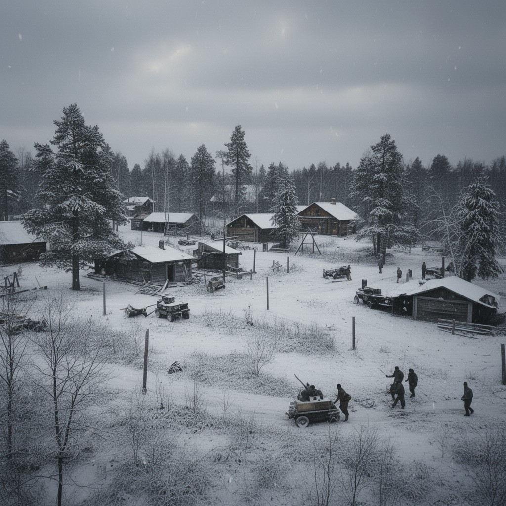 AI-generated illustration of Summa, Karelian Isthmus