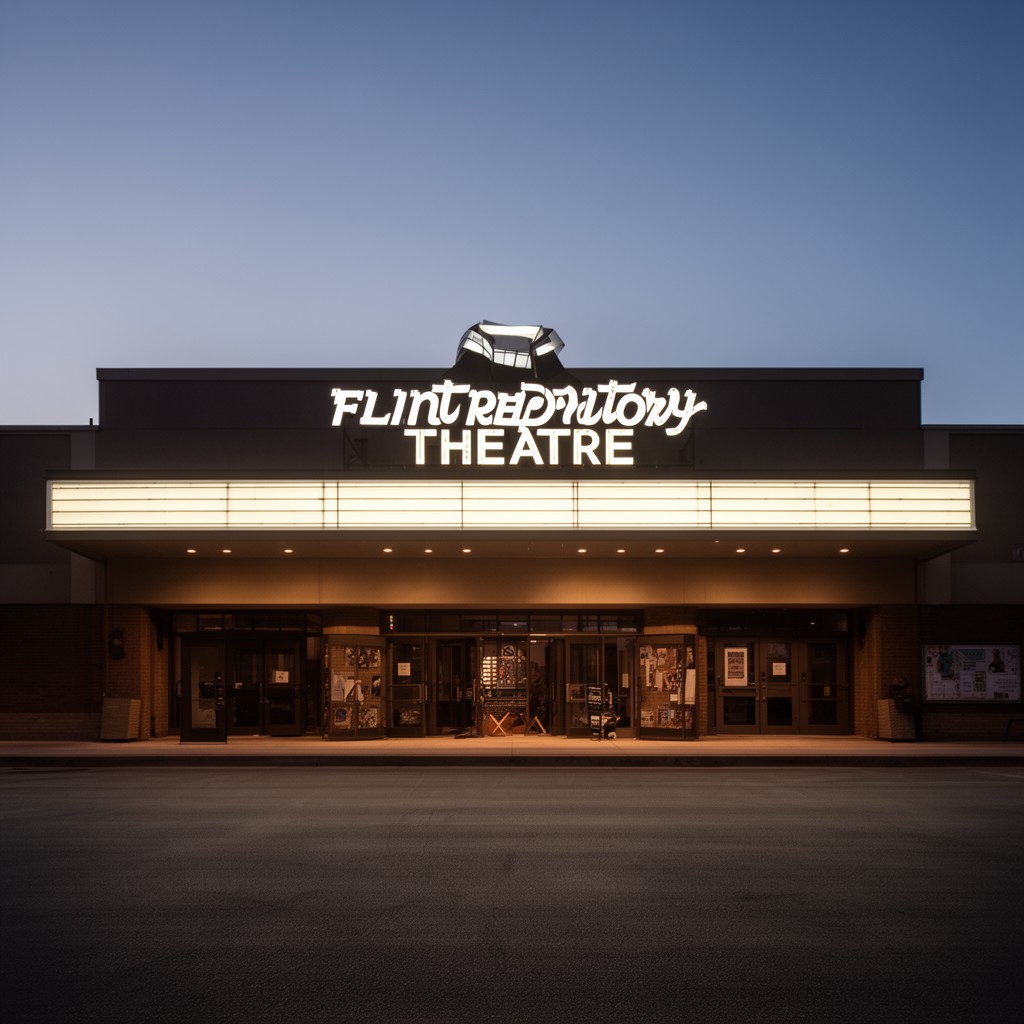 AI-generated illustration of Flint Repertory Theatre