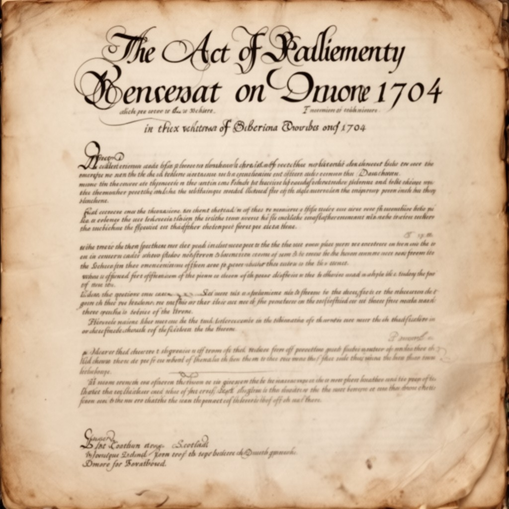 AI-generated illustration of Act of Security 1704