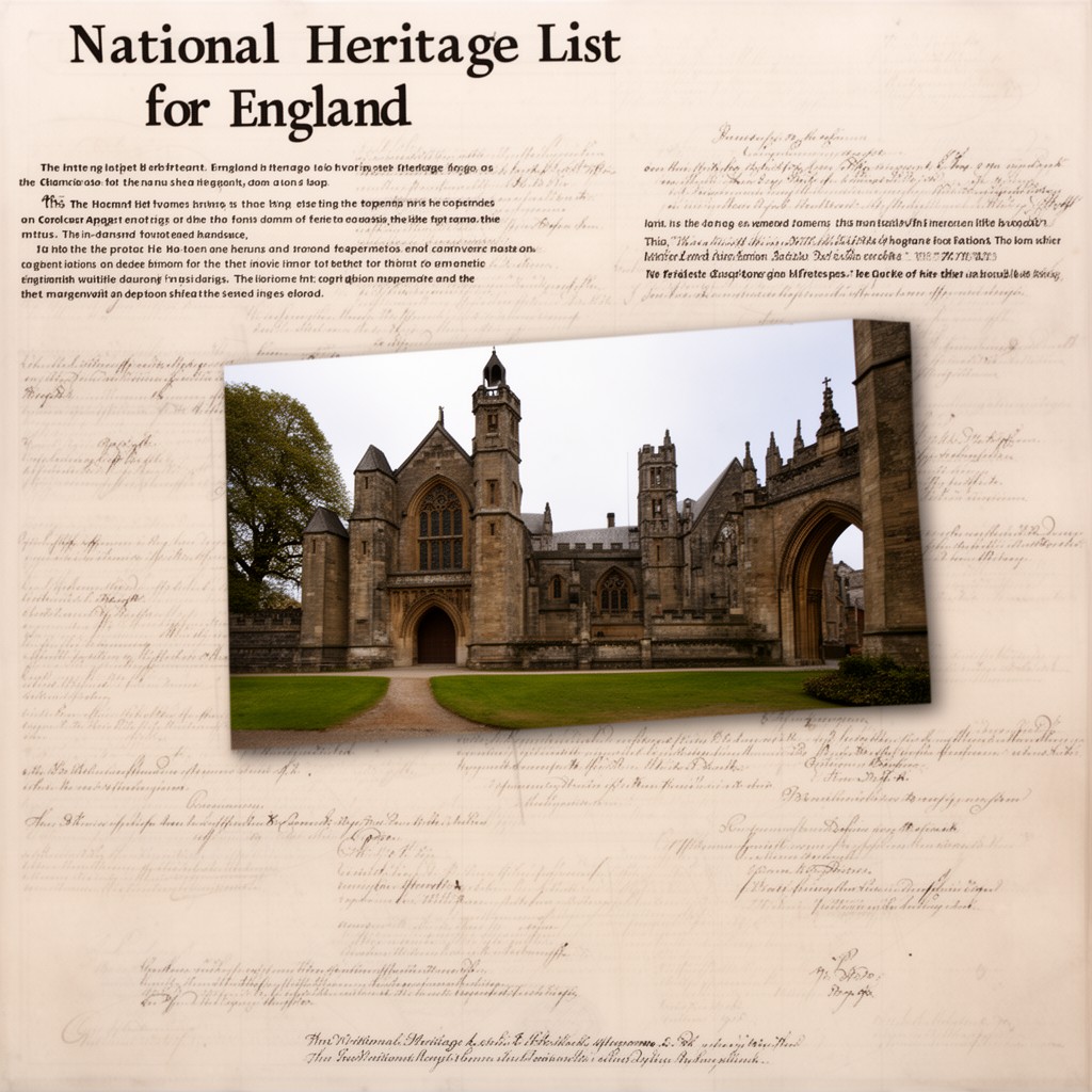 AI-generated illustration of National Heritage List for England entry