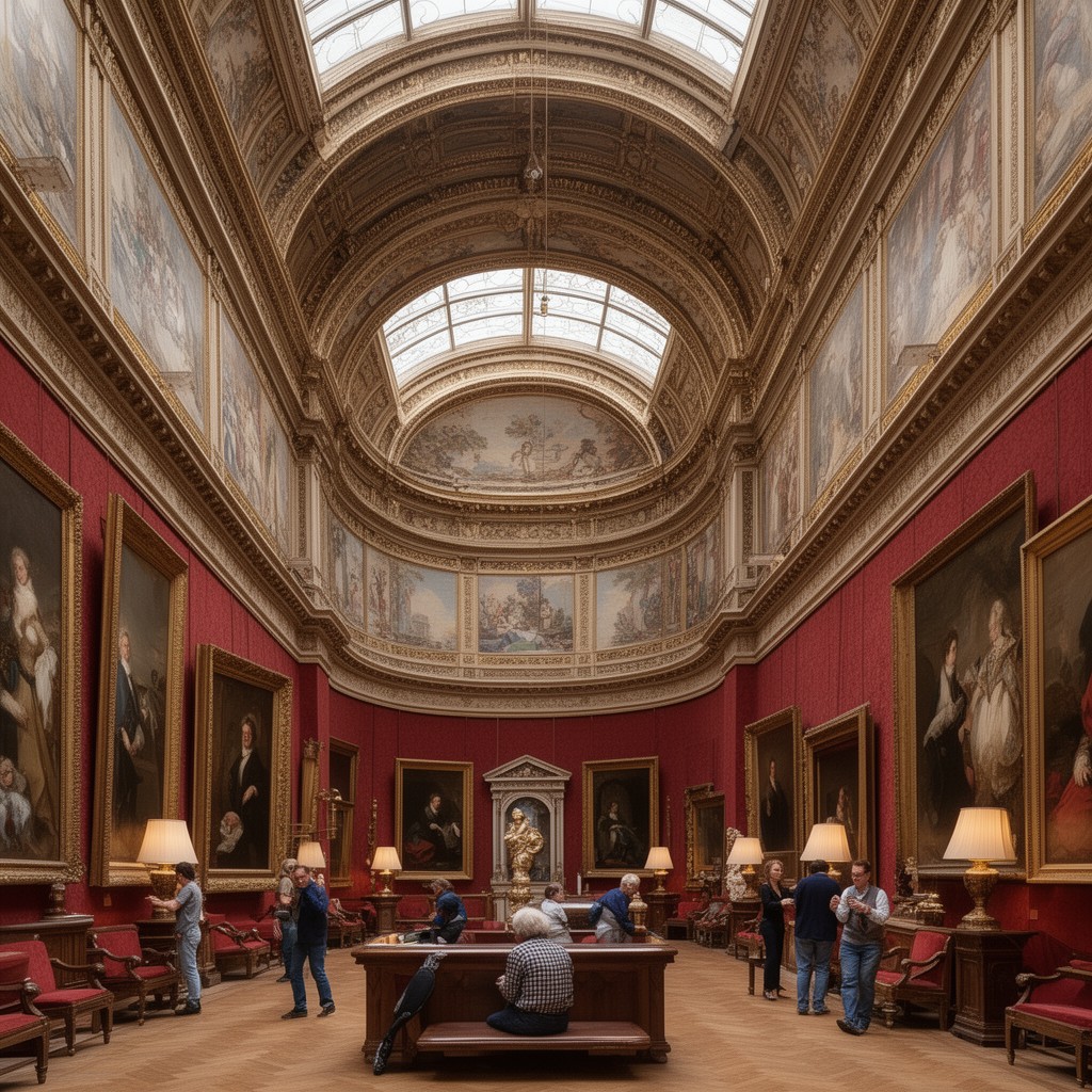AI-generated illustration of King’s Gallery