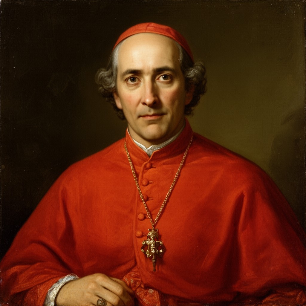 AI-generated illustration of Cardinal Giulio Alberoni