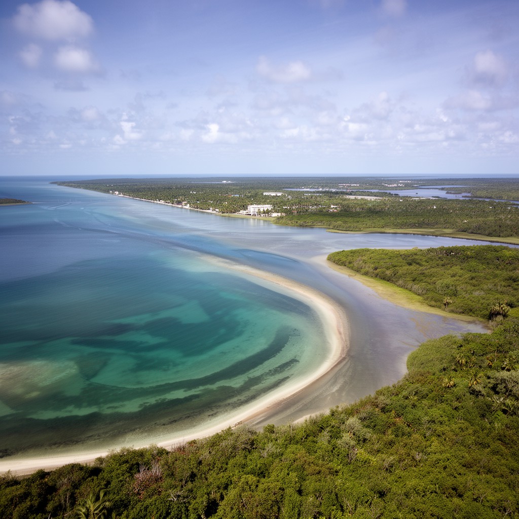 AI-generated illustration of Indian River Lagoon