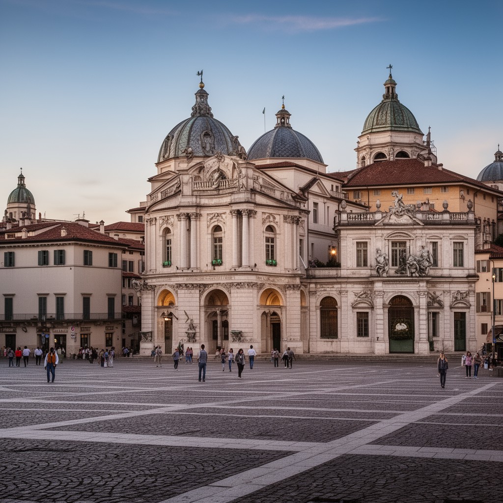 AI-generated illustration of Vicenza