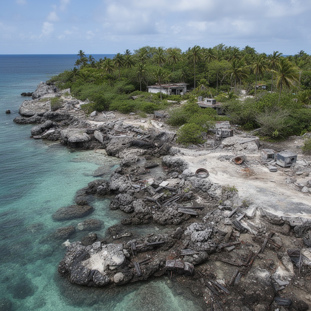 AI-generated illustration of Peleliu