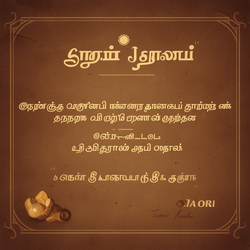AI-generated illustration of Tamil