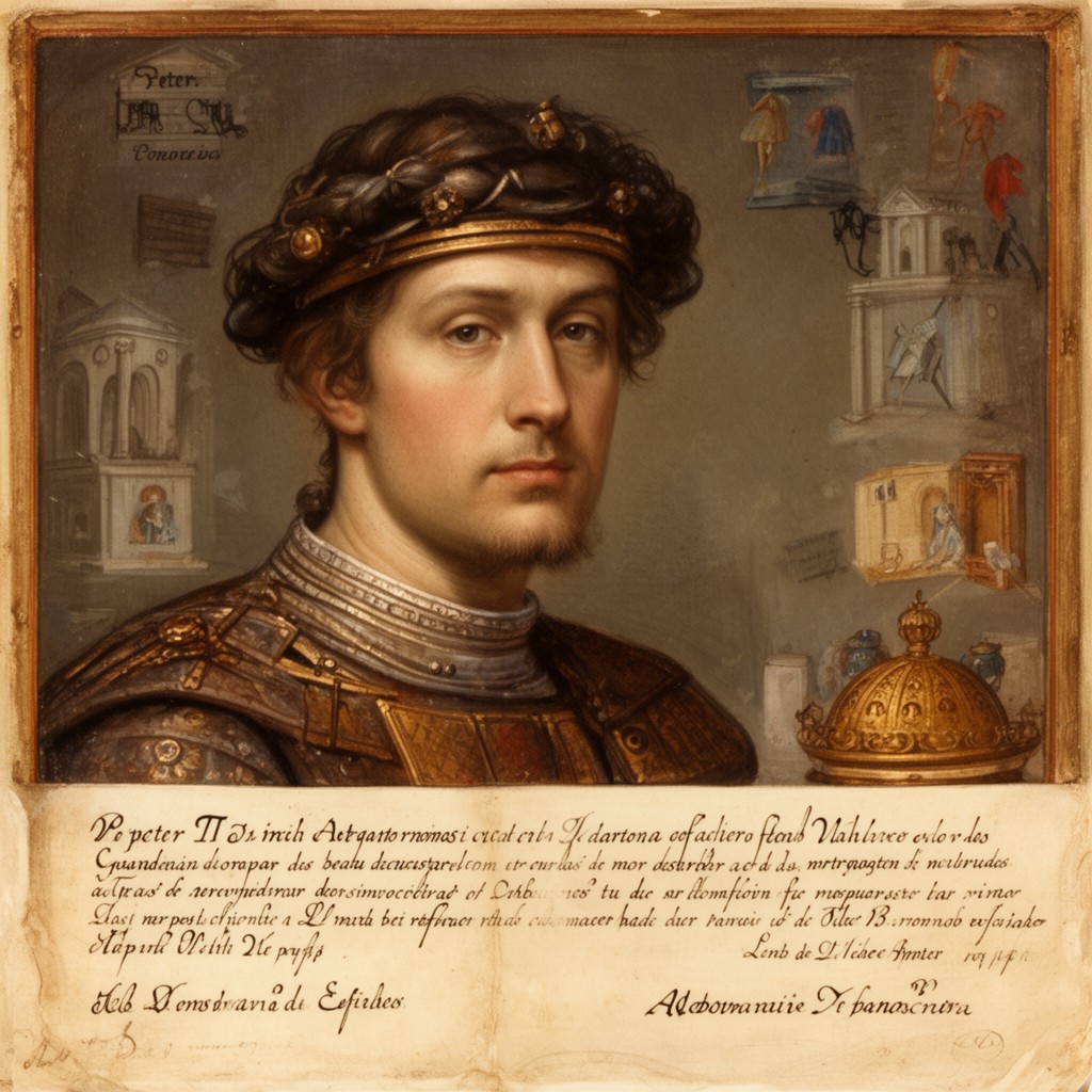 AI-generated illustration of Peter III of Aragon