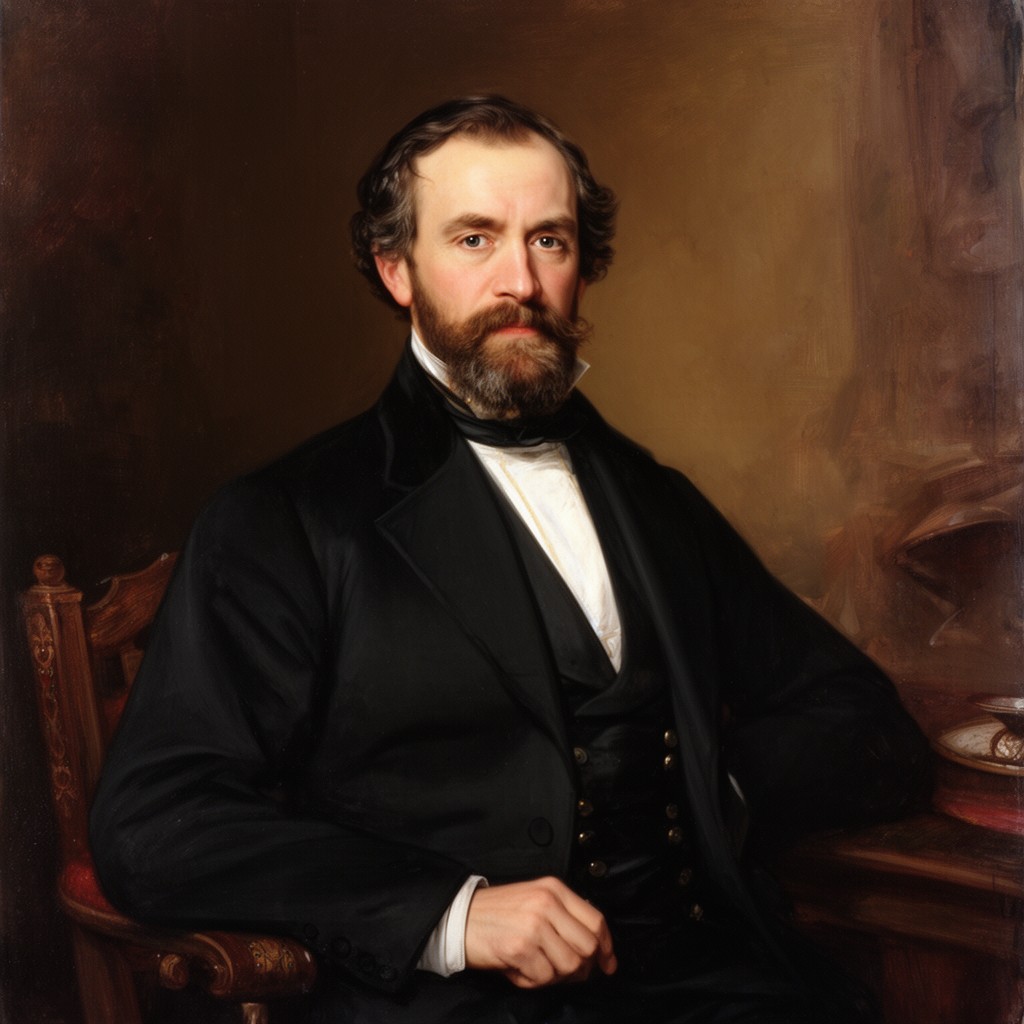 AI-generated illustration of John Lawrence, 1st Baron Lawrence