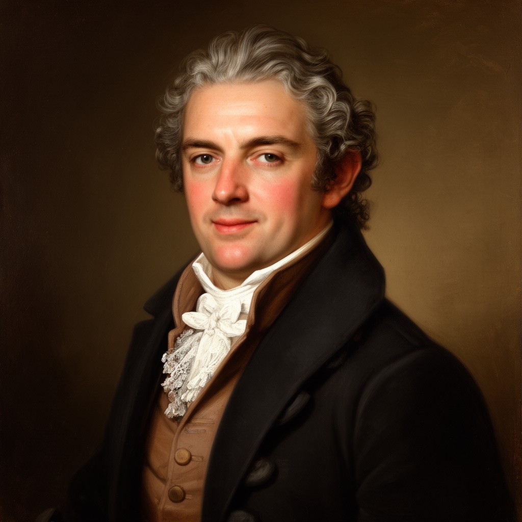 AI-generated illustration of Christian Gottlob Neefe