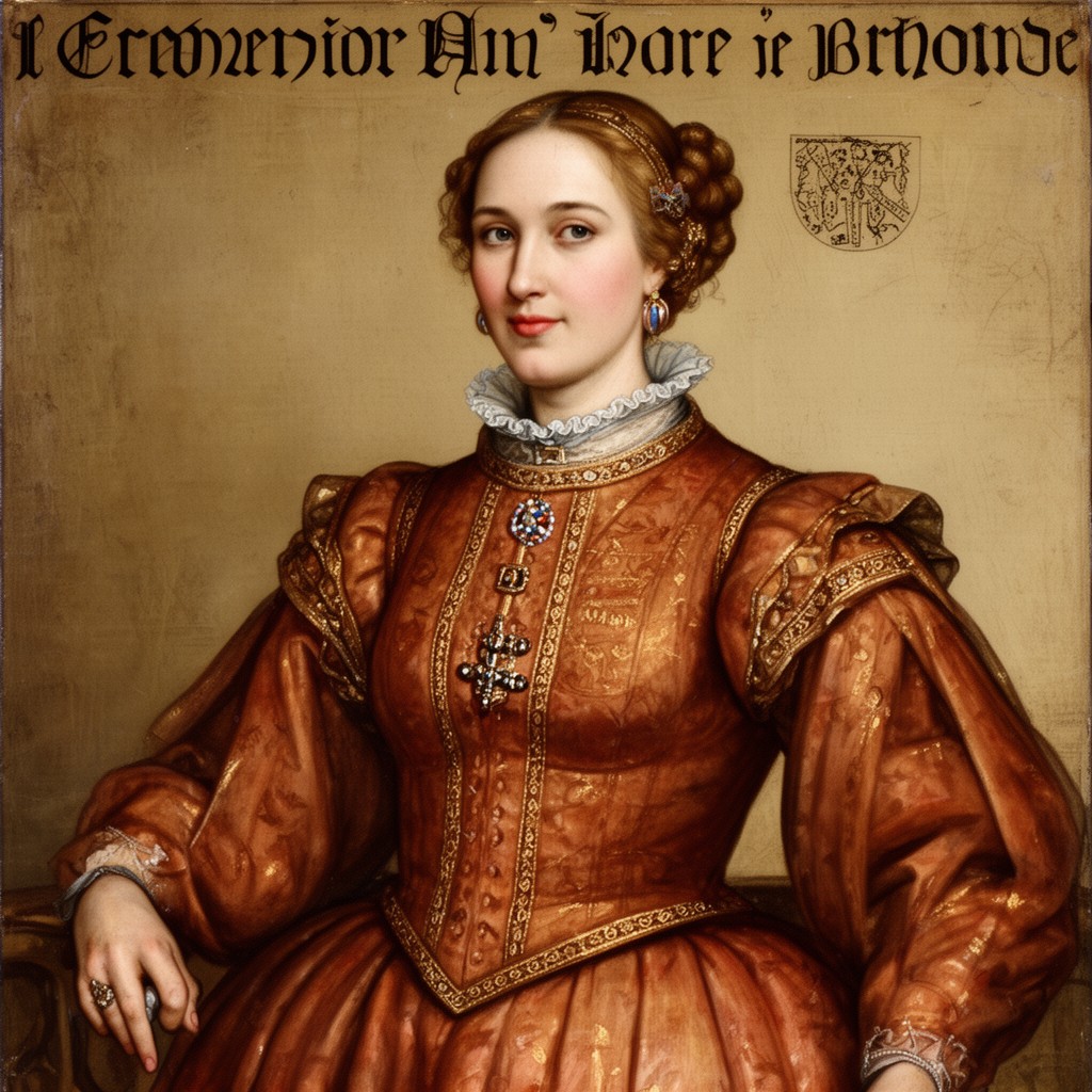 AI-generated illustration of Anne of Bohemia