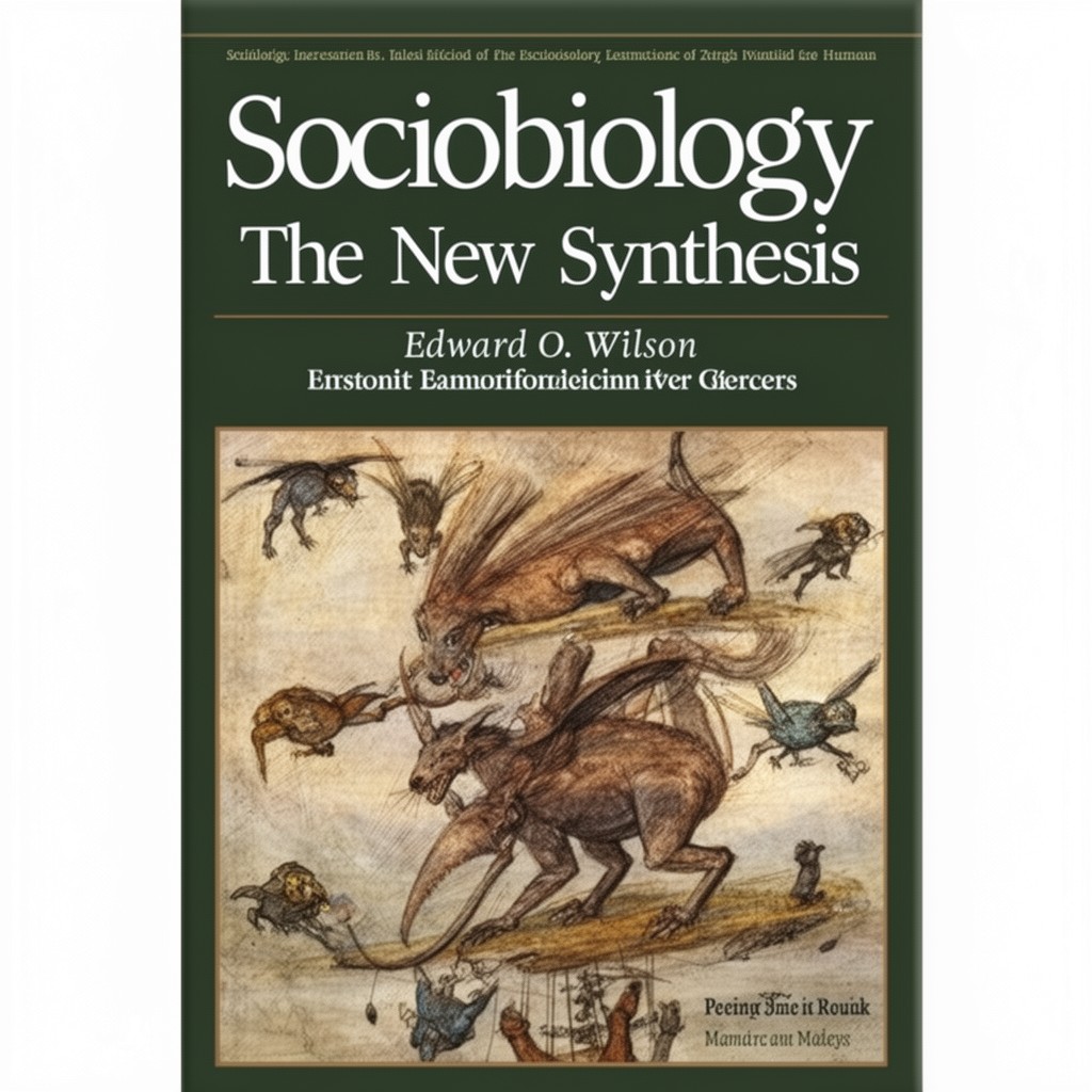 AI-generated illustration of Sociobiology: The New Synthesis