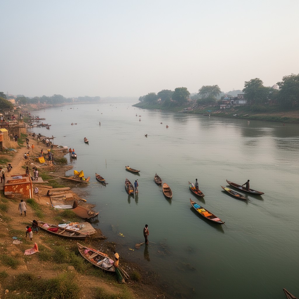 AI-generated illustration of Yamuna