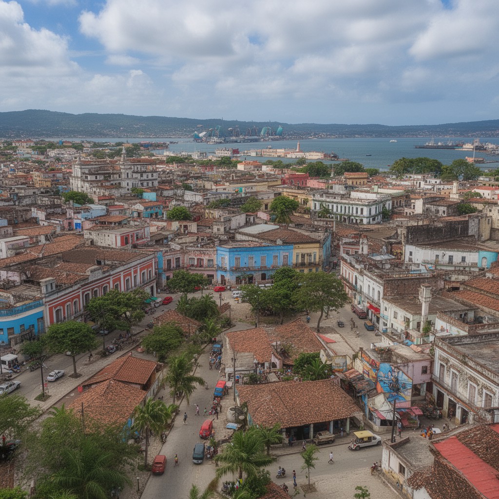 AI-generated illustration of Santiago de Cuba Province