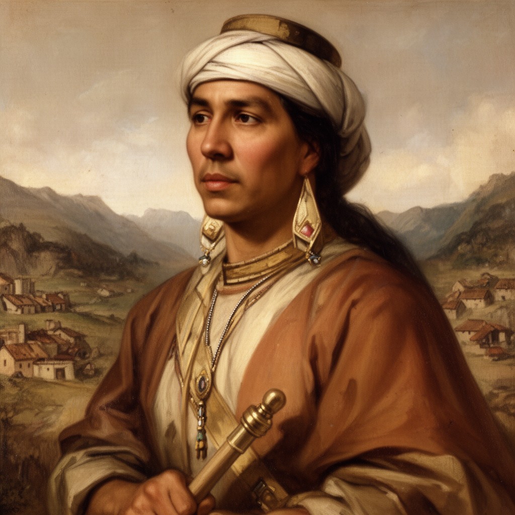 AI-generated illustration of Túpac Amaru