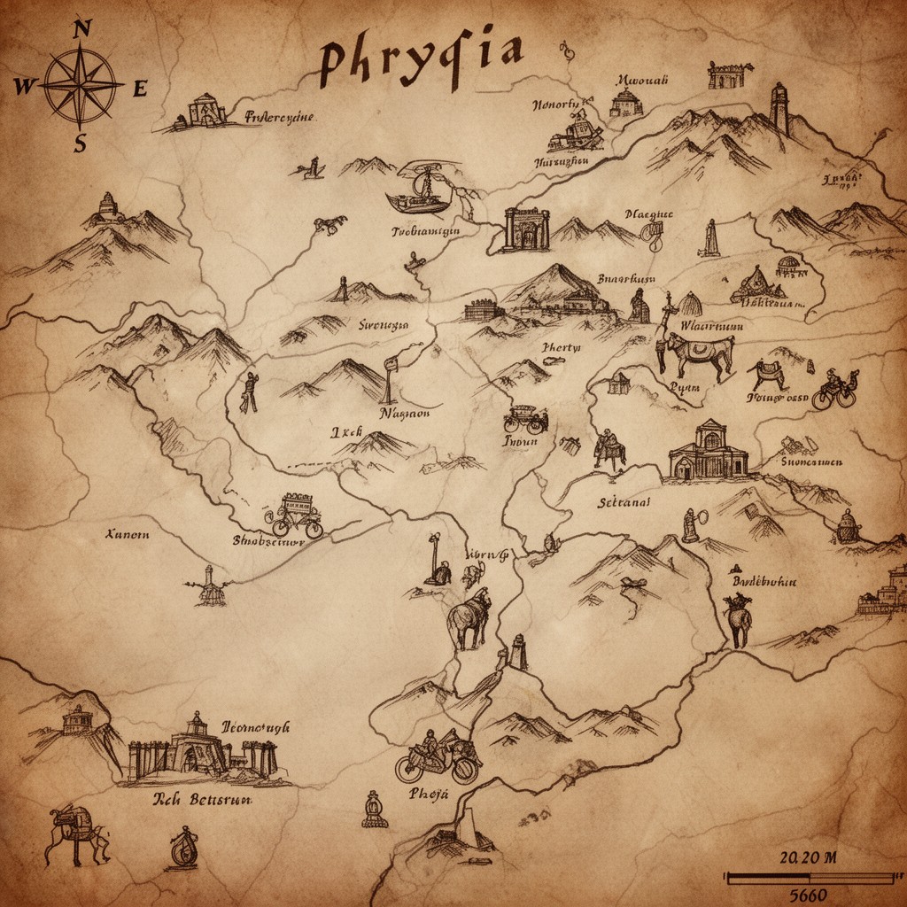 AI-generated illustration of Phrygia