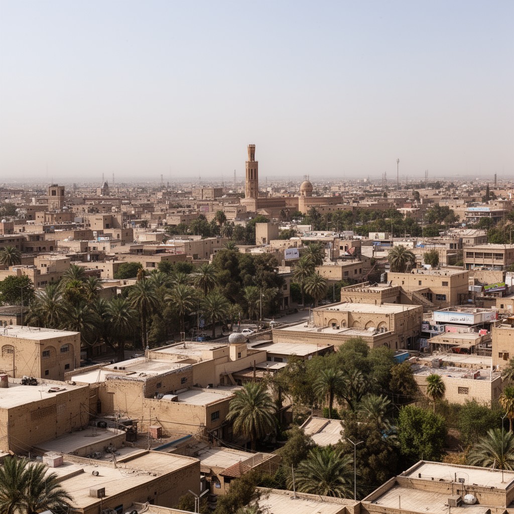 AI-generated illustration of Tikrit