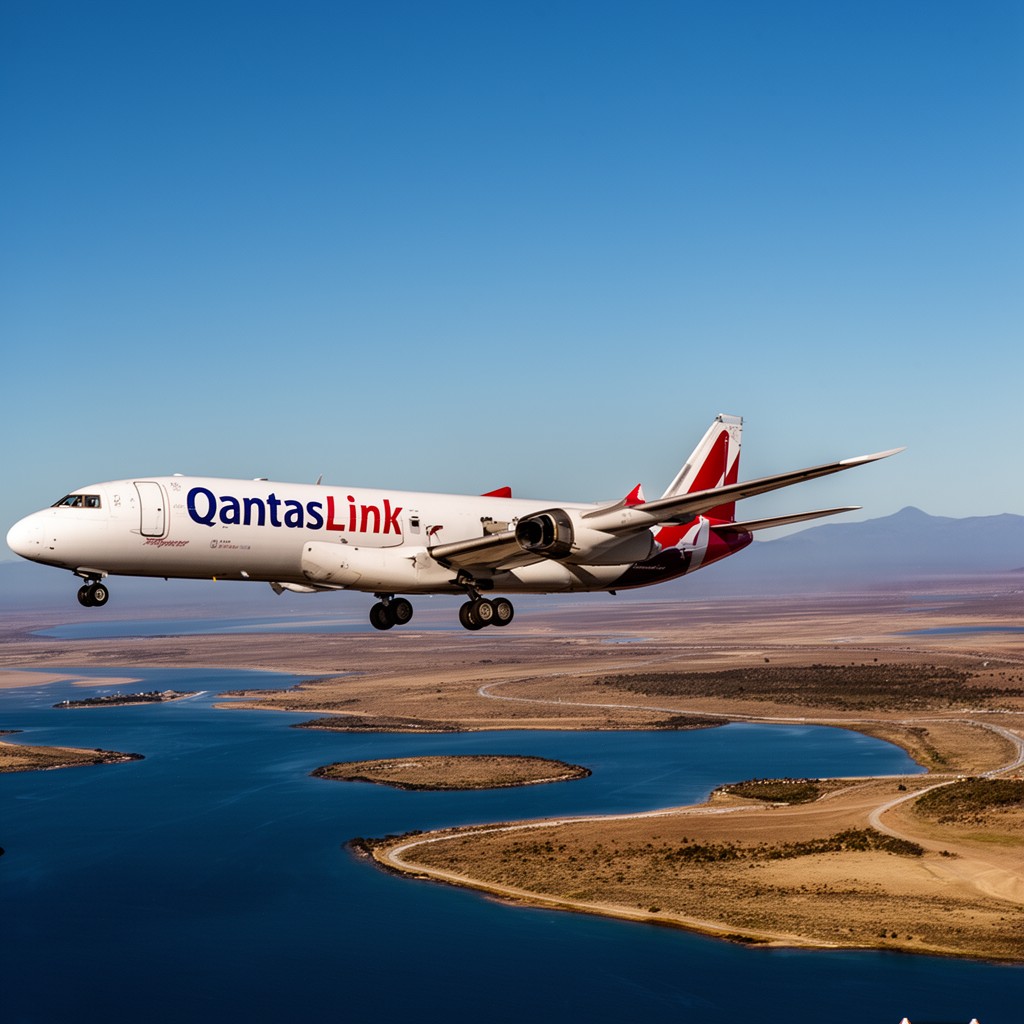 AI-generated illustration of QantasLink