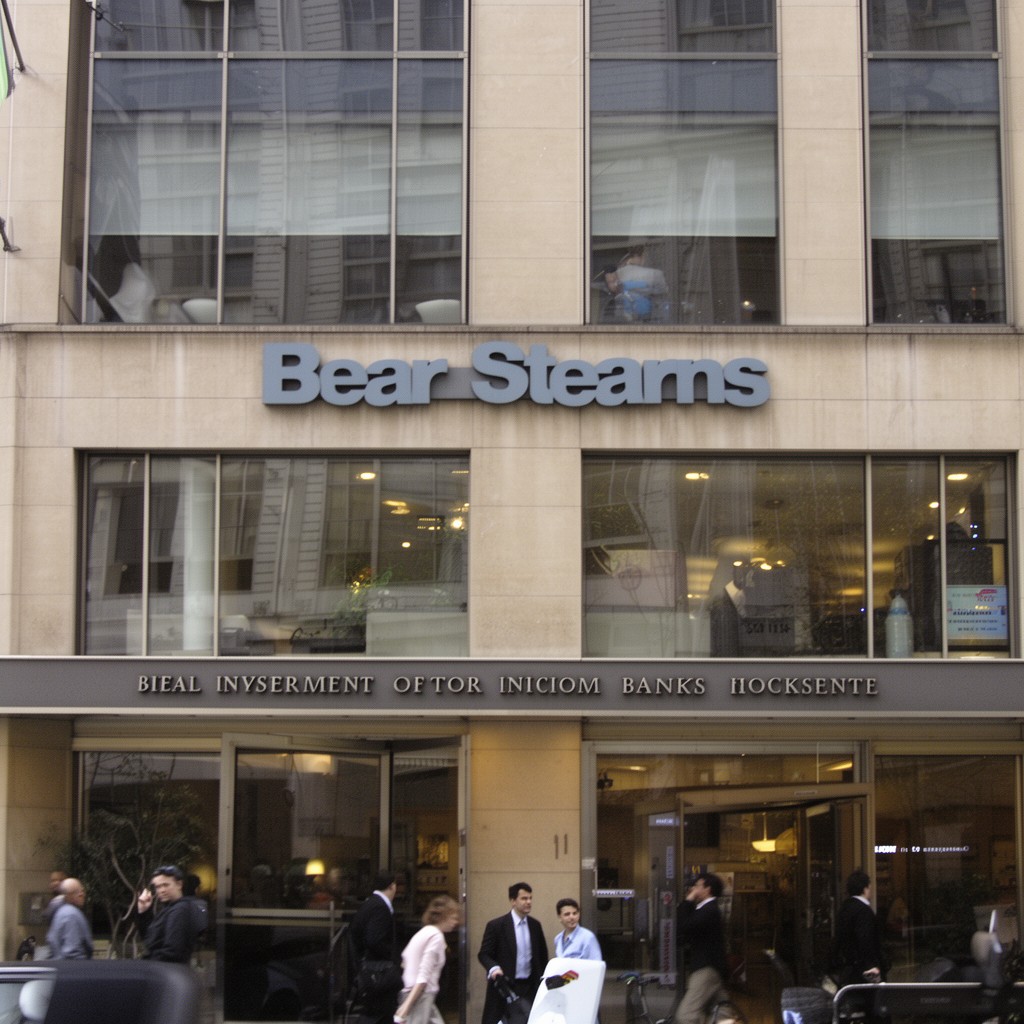 AI-generated illustration of Bear Stearns