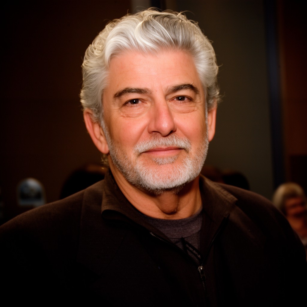 AI-generated illustration of George Lucas