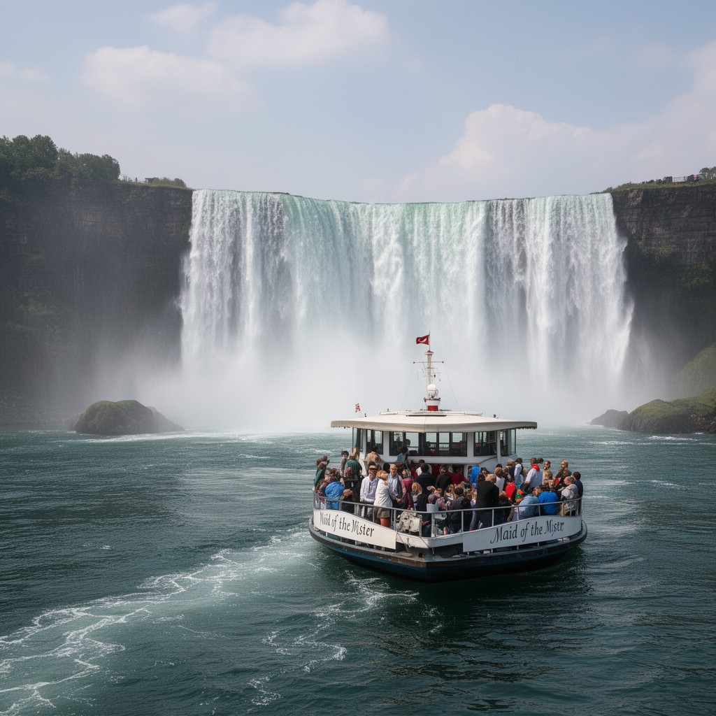 AI-generated illustration of Maid of the Mist