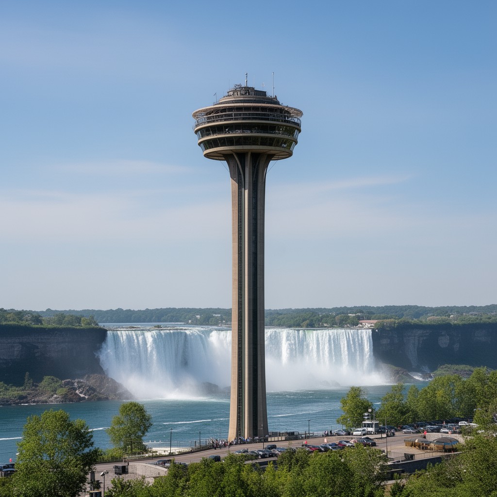 AI-generated illustration of Skylon Tower