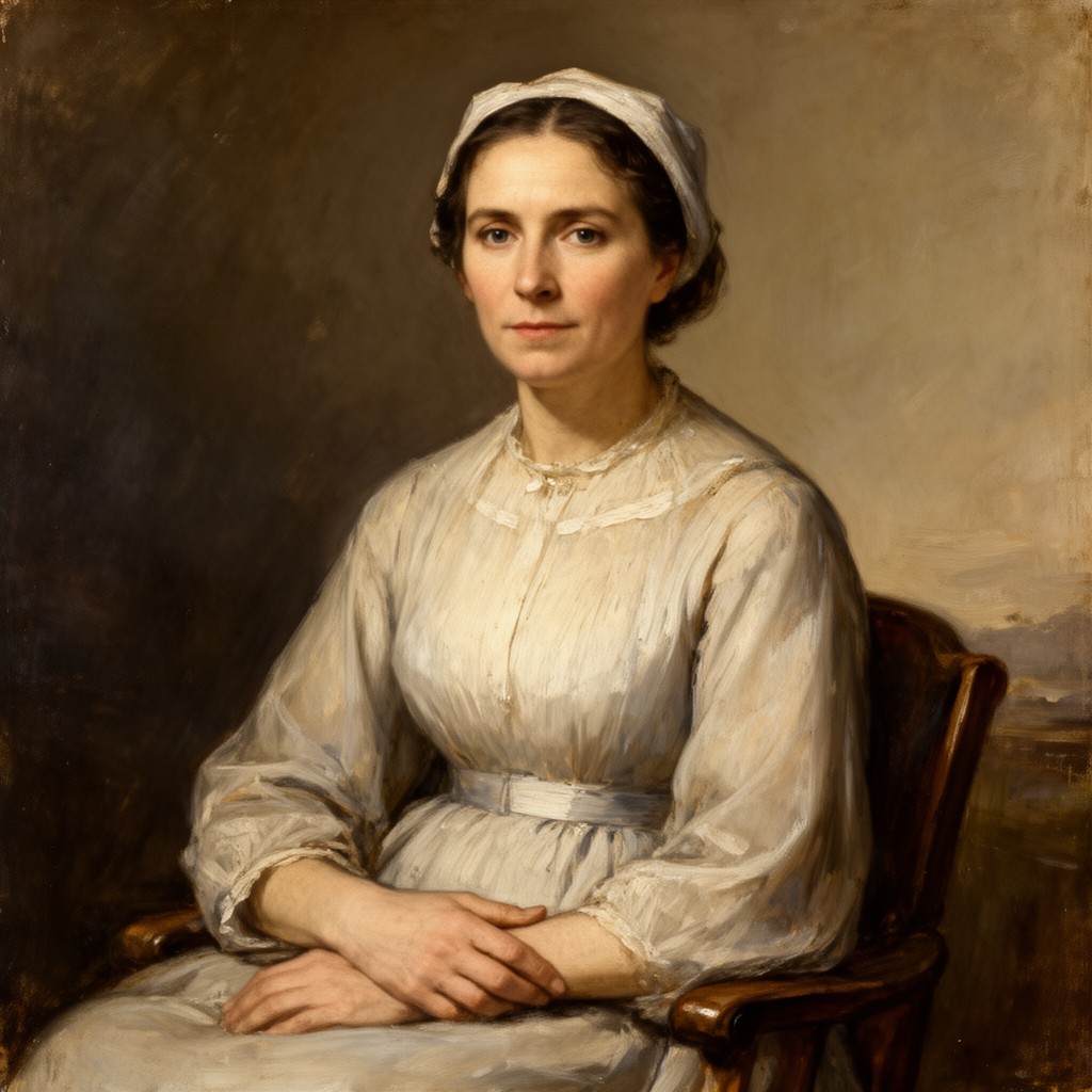 AI-generated illustration of Whistler's Mother