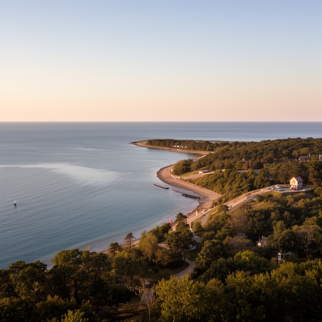 AI-generated illustration of Presque Isle, Pennsylvania