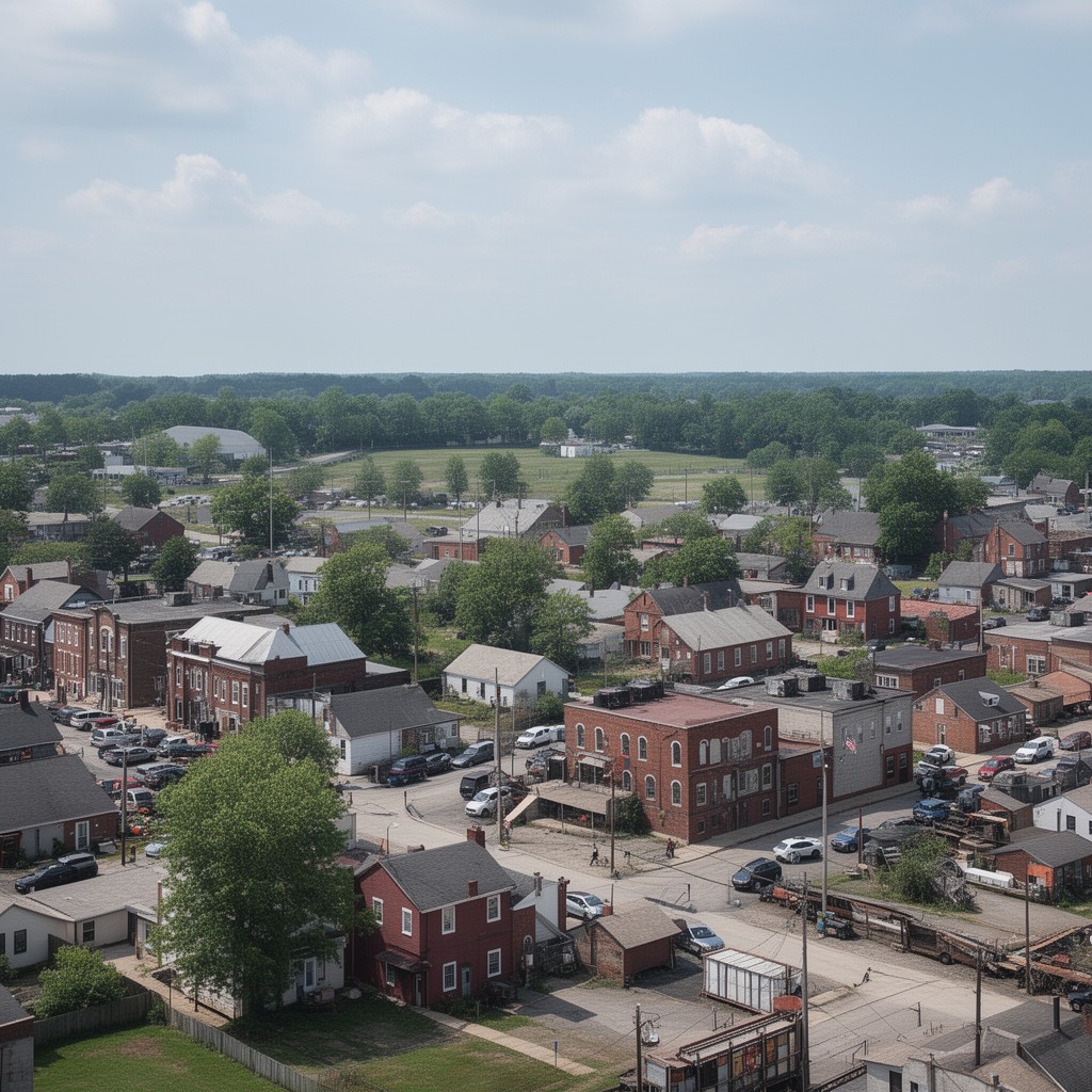 AI-generated illustration of Wayne County, Indiana