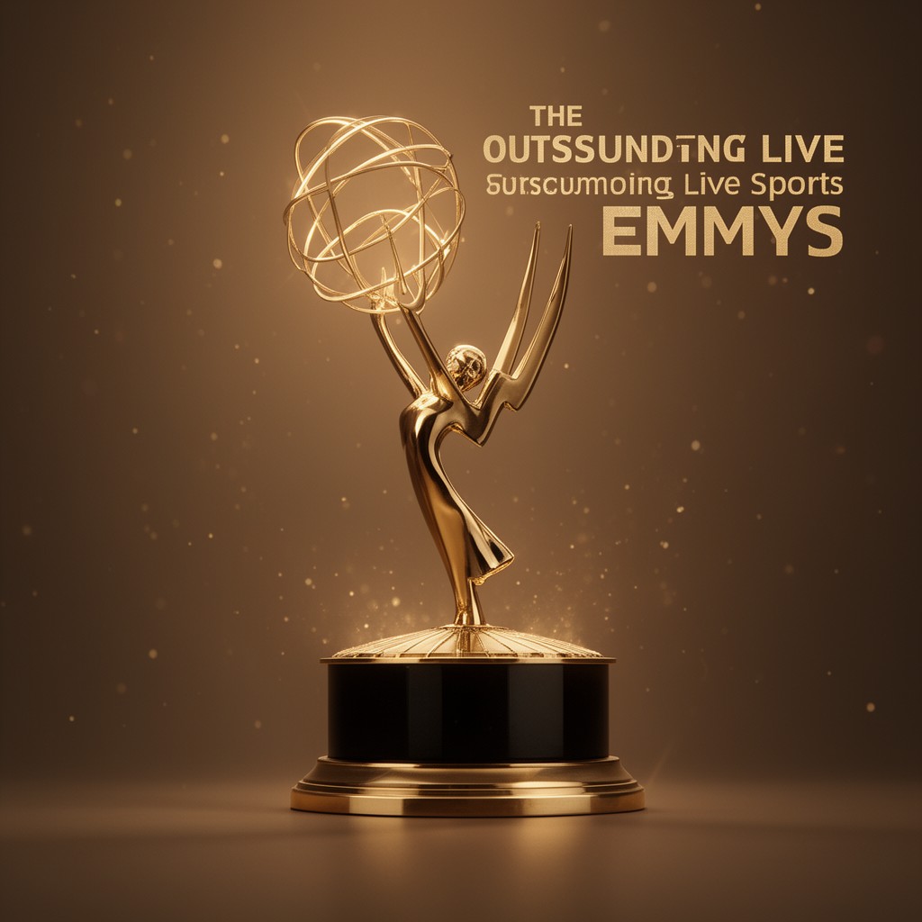 AI-generated illustration of Primetime Emmy Award for Outstanding Live Sports Series