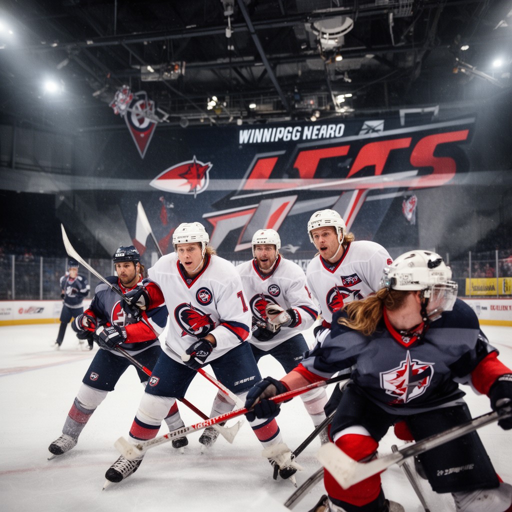 AI-generated illustration of Winnipeg Jets (2011–present)