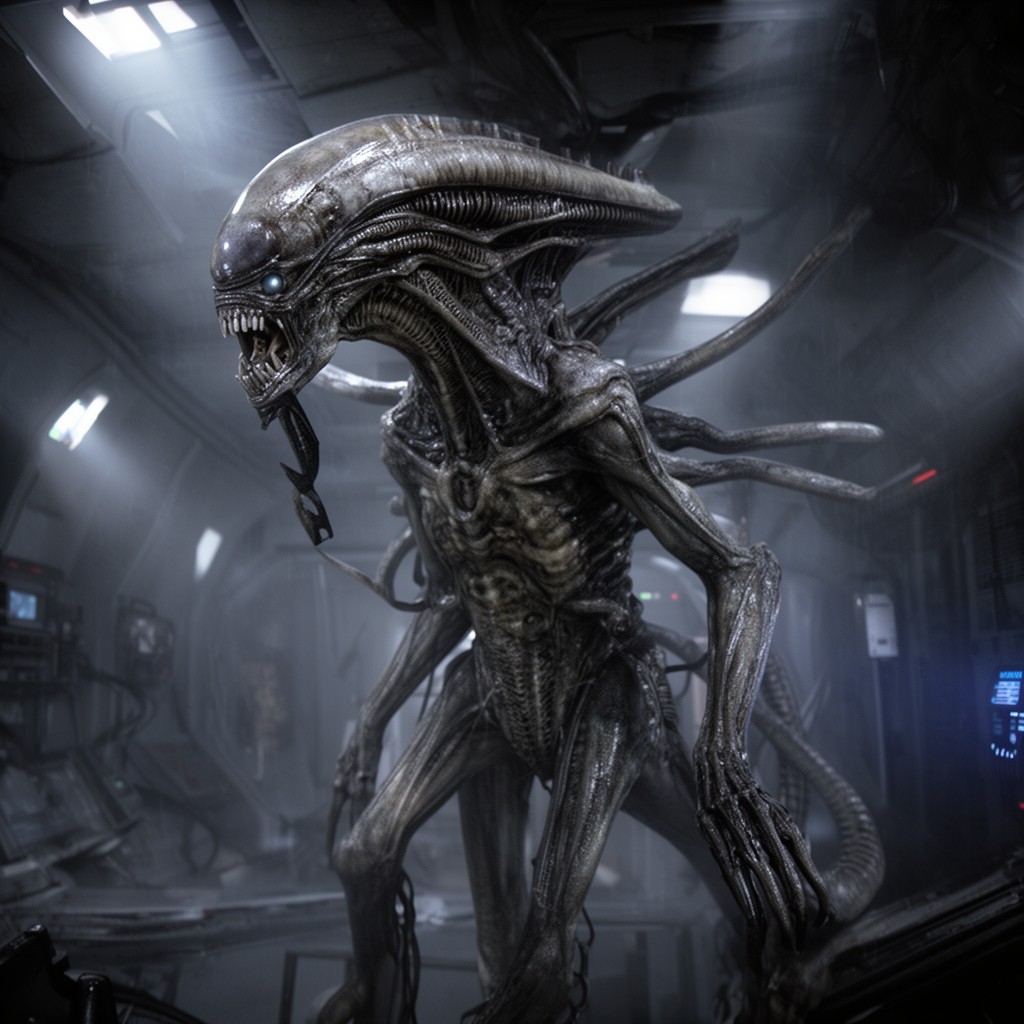 AI-generated illustration of Alien: Resurrection
