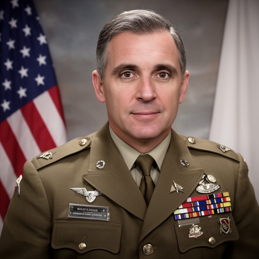 AI-generated illustration of Col. Herbert Y. Schandler
