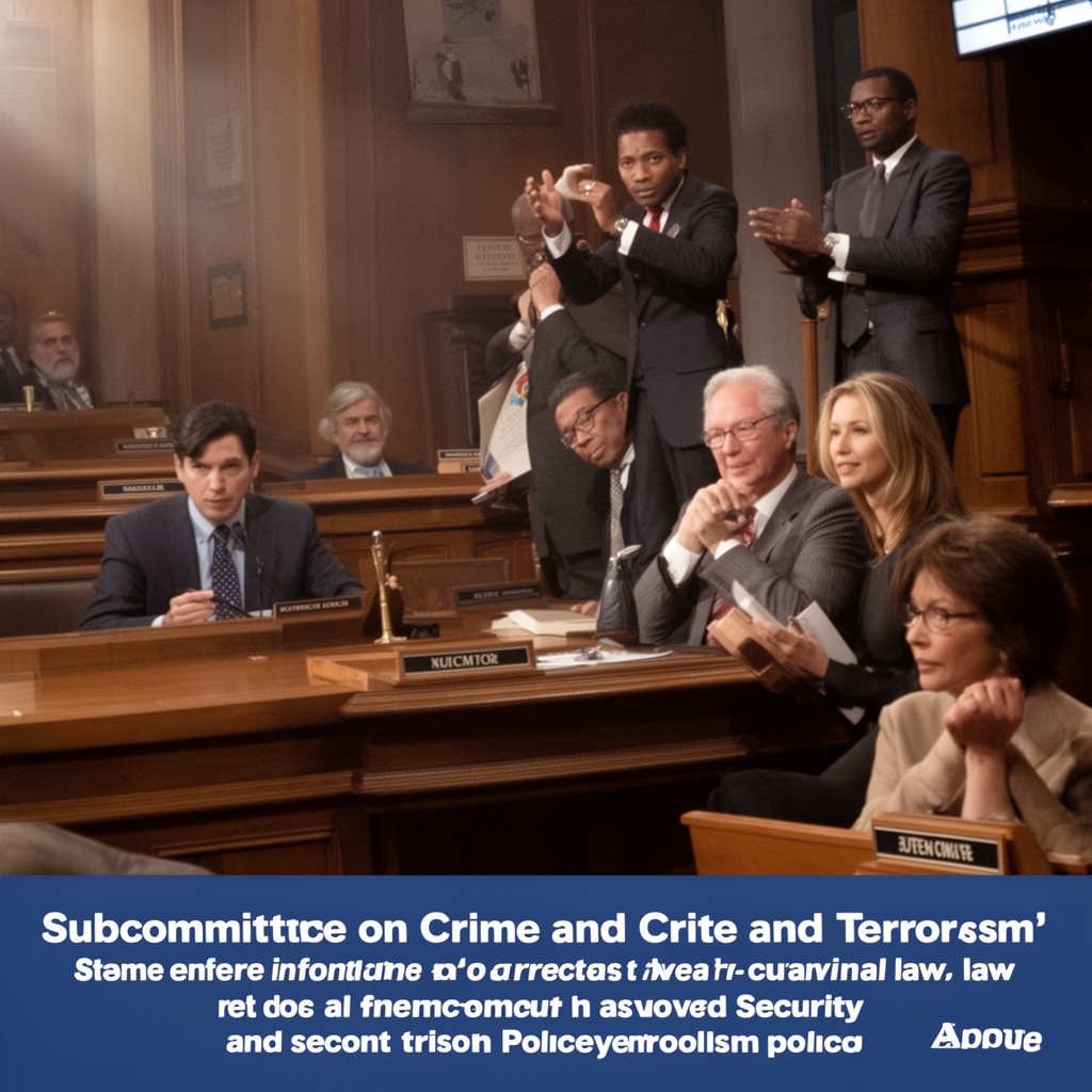 AI-generated illustration of Subcommittee on Crime and Terrorism