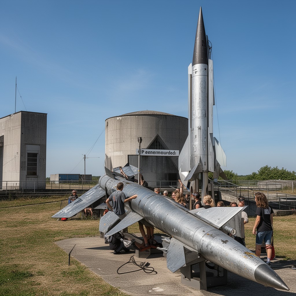 AI-generated illustration of Peenemünde Army Research Center