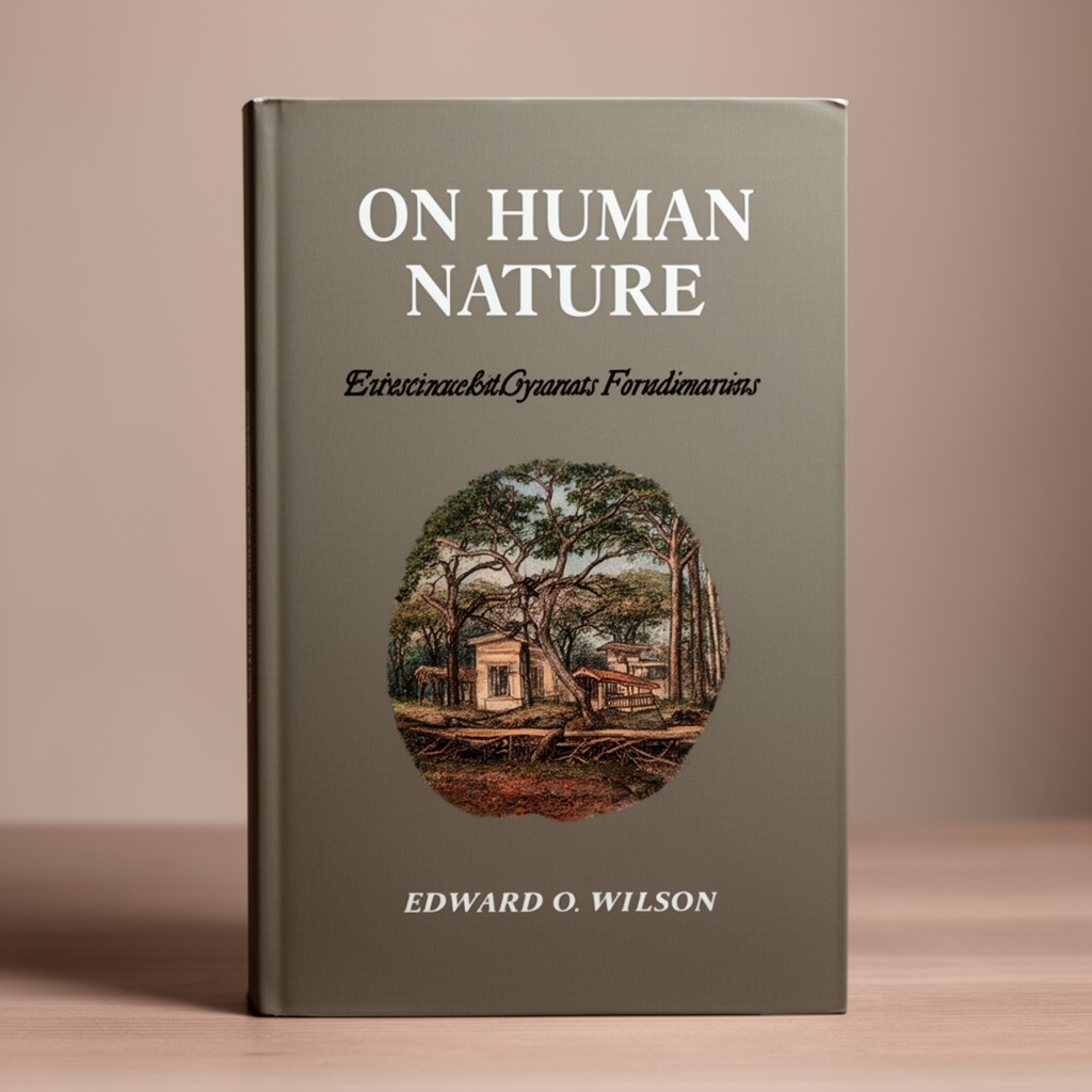 AI-generated illustration of On Human Nature