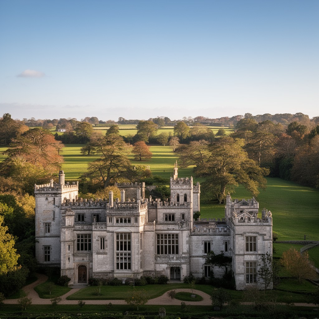 AI-generated illustration of Oatlands Palace, Surrey, England