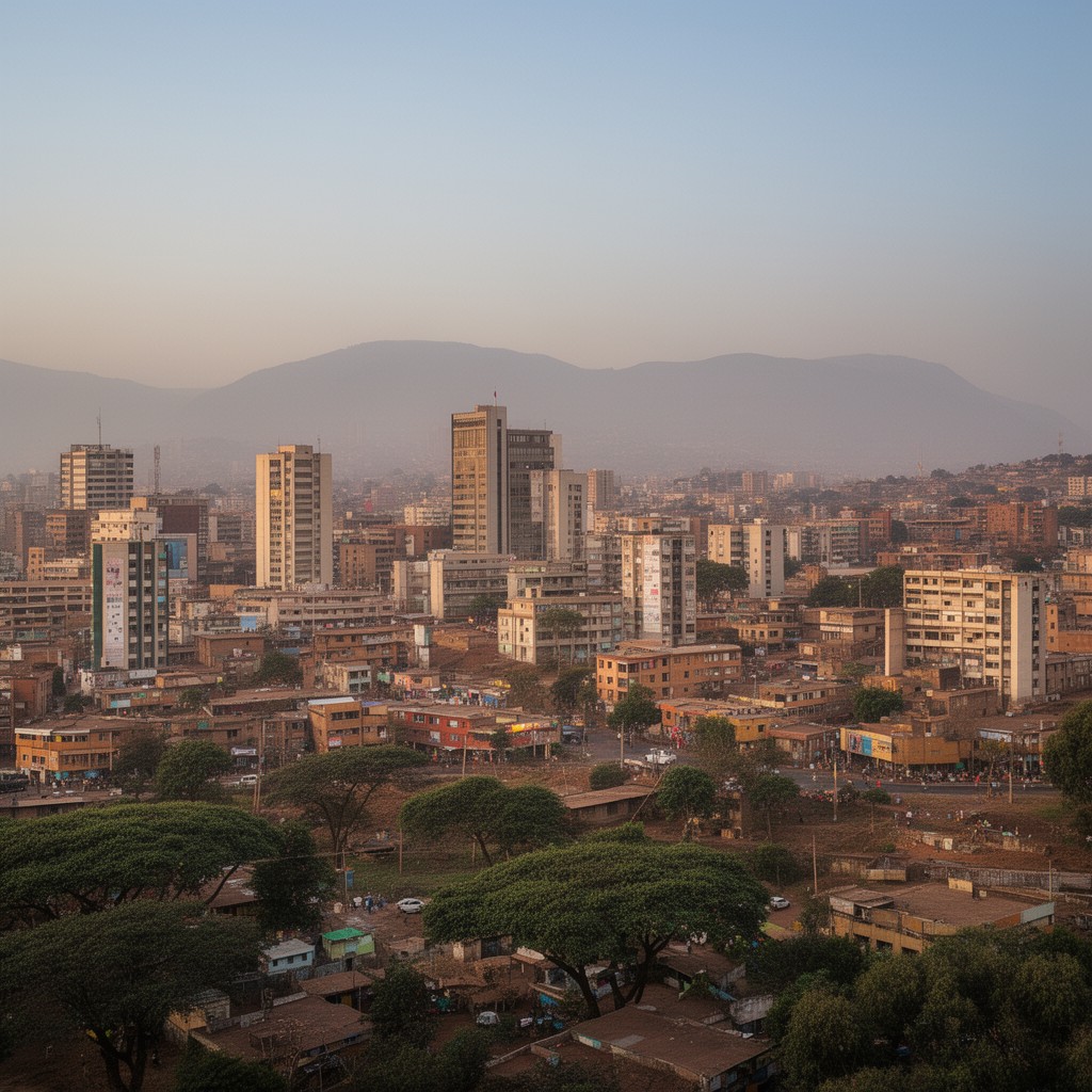AI-generated illustration of Nairobi