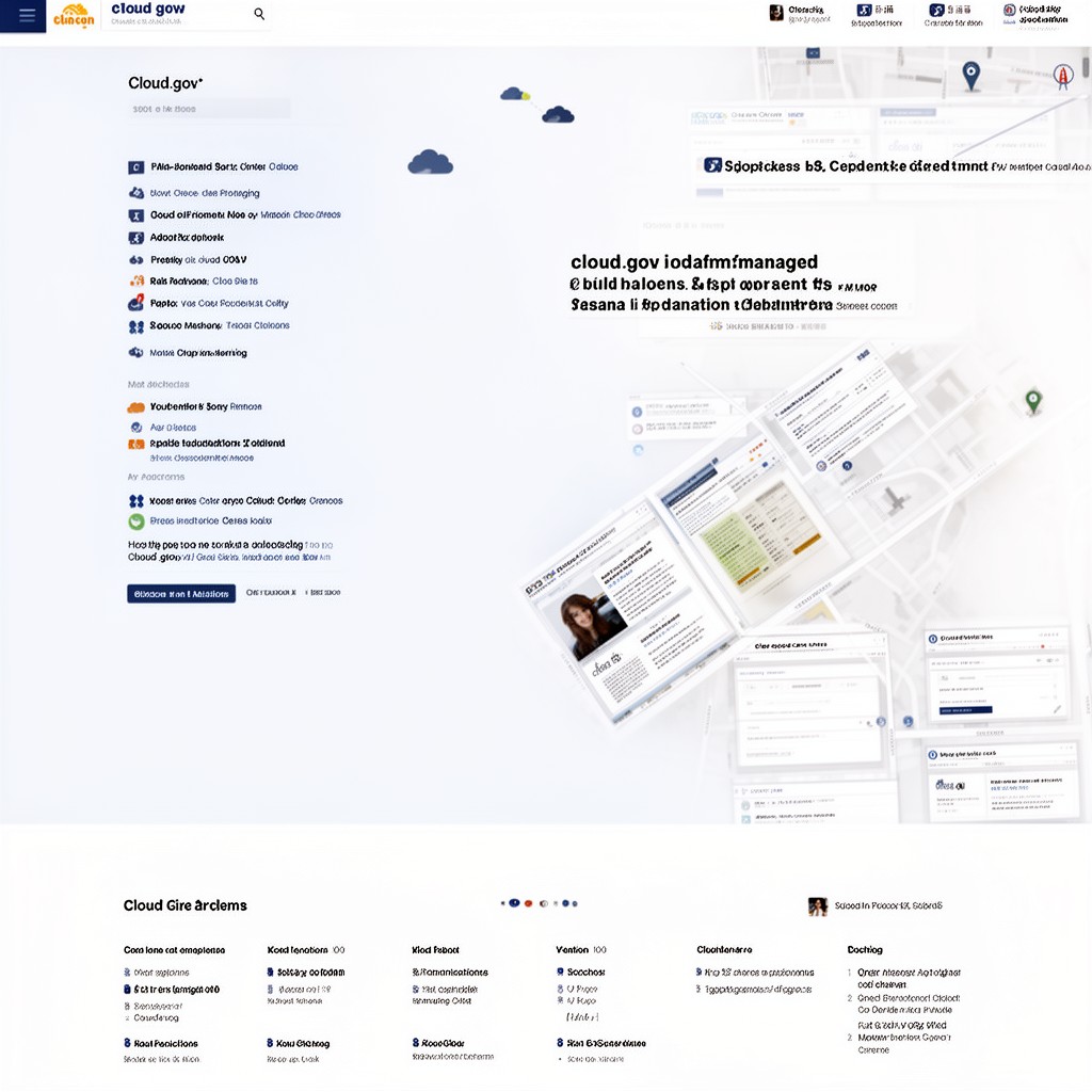 AI-generated illustration of cloud.gov platform
